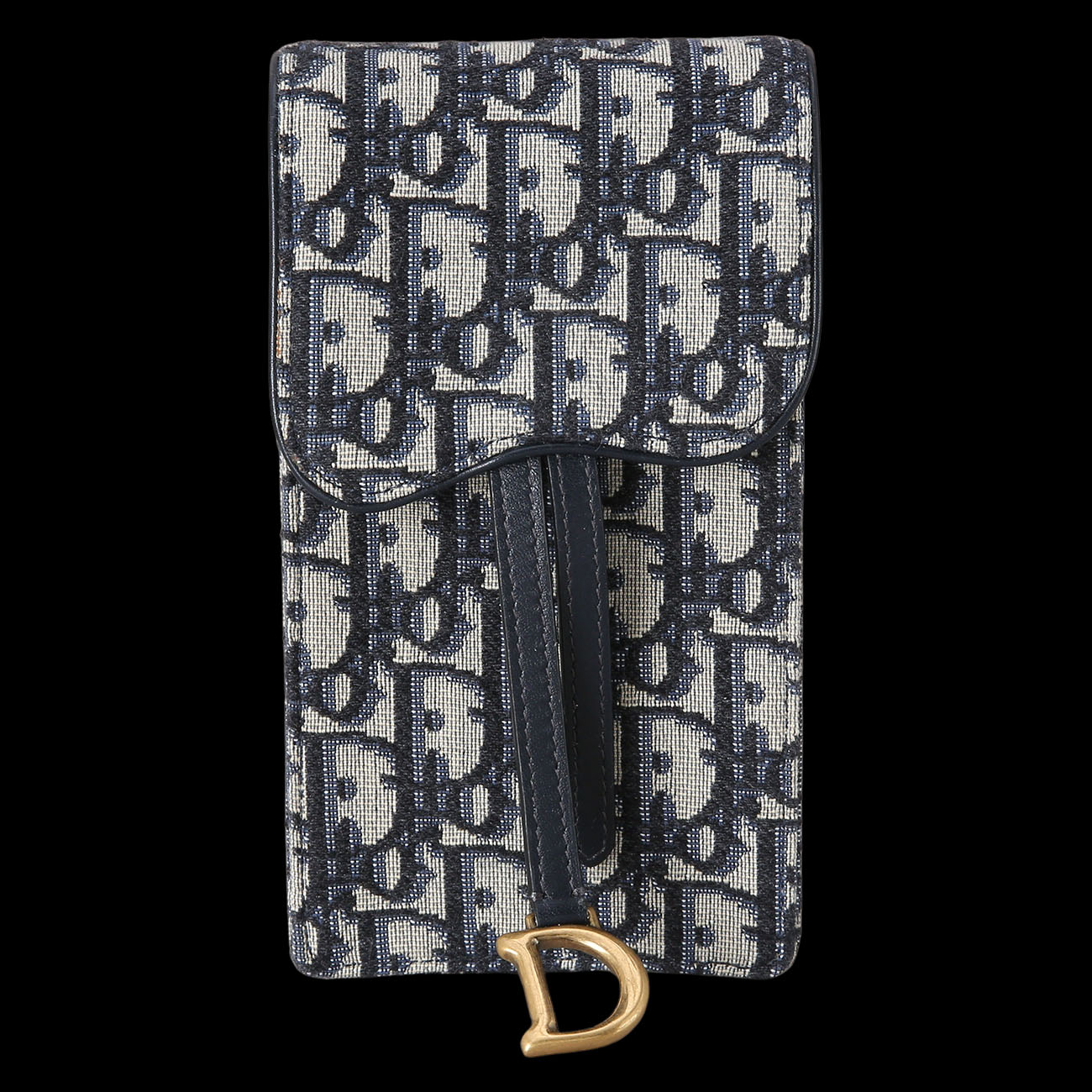 CHRISTIAN DIOR(USED)크리스찬 디올 오블리크 새들 버티컬 파우치 폰홀더 백